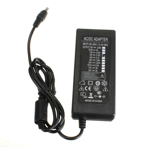 19V 3.16A 60W AC Power Adapter for Laptop