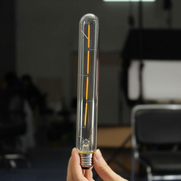 E27 4W Warm White 400LM COB LED Filament Retro Edison Bulbs 110-240V