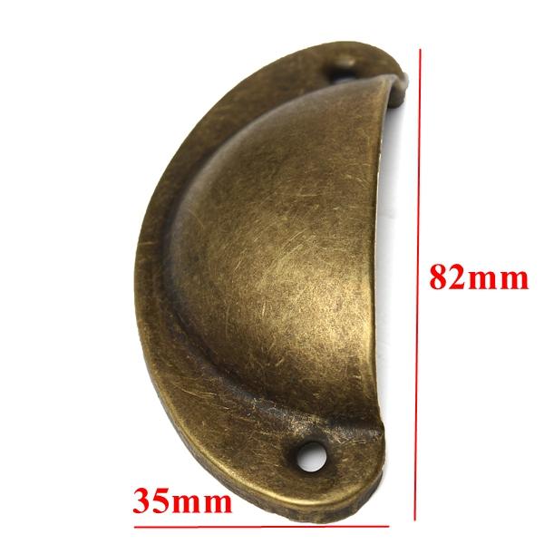 1pcs Shell Shaped Furniture Dresser Handle Cabinet Drawer Pull