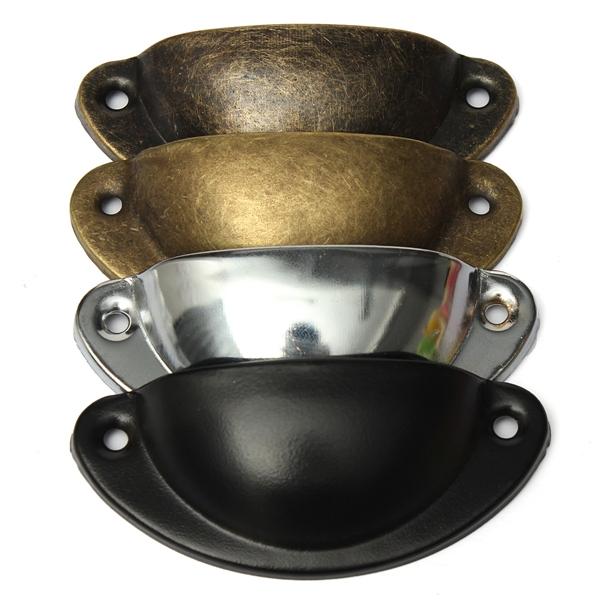 1pcs Shell Shaped Furniture Dresser Handle Cabinet Drawer Pull