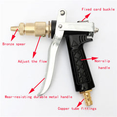 Brass Hose High Pressure Water Gun Sprayer Adapter For Garden Auto Car Washing