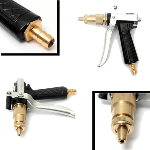 Brass Hose High Pressure Water Gun Sprayer Adapter For Garden Auto Car Washing