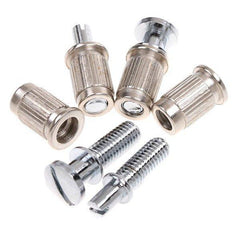 Electric Guitar Ponticello Tailpiece Bridge Full Set Sliver