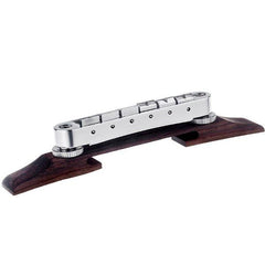 Chrome Guitar Bridge Roller Saddle Metal Rosewood Guitar Accessories