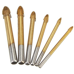 1pcs 4-12mm Alloy Cross Tip Glass Drill Tile Cermic Triangle