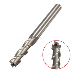 6mm x 3 Flute HSS Aluminium End Mill Cutter Extended CNC Bit Milling