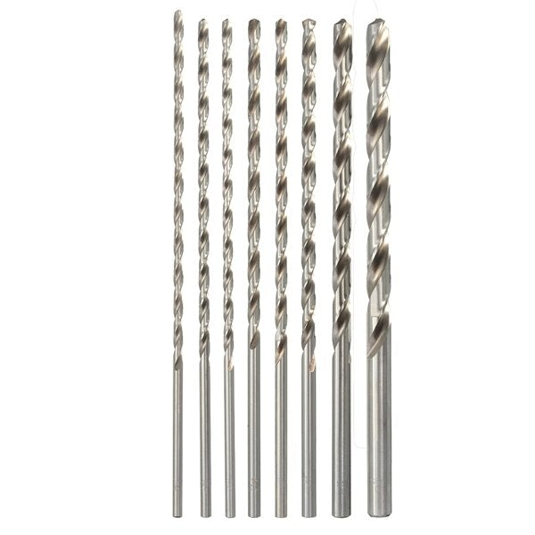 4mm To 10mm Diameter Extra Long HSS Auger Twist Drill Bit Straigth Shank 200mm