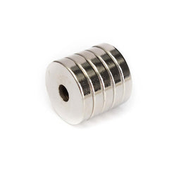 5pcs 20mmx4mm Strong Round Countersunk Ring Magnets 5mm Hole Rare Earth Neodymium Magnets