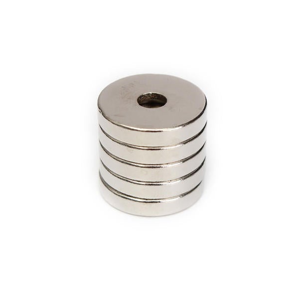 5pcs 20mmx4mm Strong Round Countersunk Ring Magnets 5mm Hole Rare Earth Neodymium Magnets