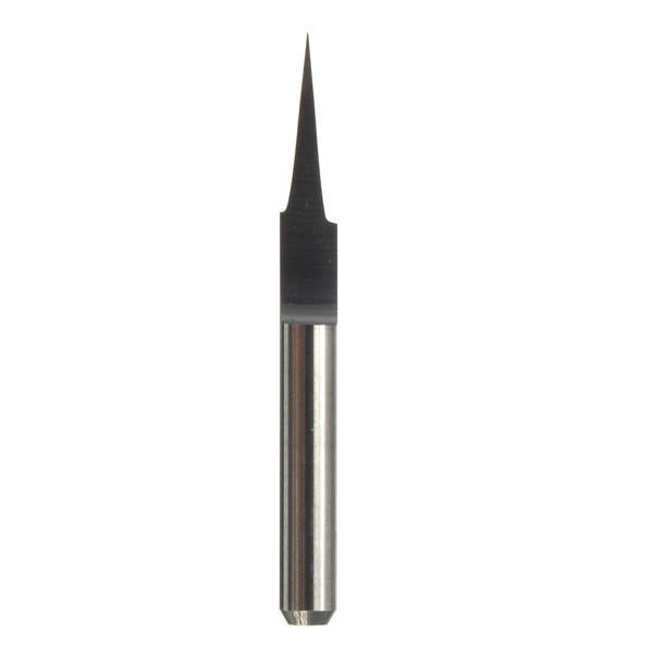 10Pcs 100.2mm Carbide Flat Bottom PCB Engraving Bits 3.175mm CNC Router Tool