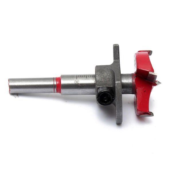 Boring Wood Hole Saw Cutter Drill Bit and Depth Guide Working Tungsten Tipped Carbide Drilling Hinge