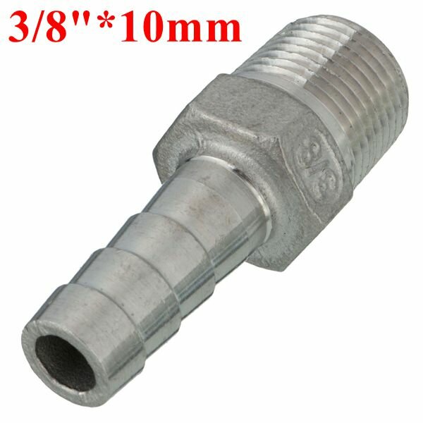 3/8 Inch Male Thread Pipe Barb Hose Tail Connector Adapter 6mm To 15mm