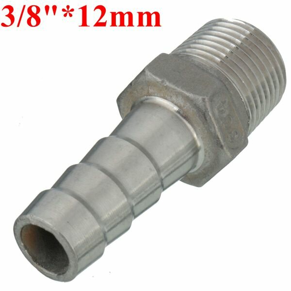 3/8 Inch Male Thread Pipe Barb Hose Tail Connector Adapter 6mm To 15mm