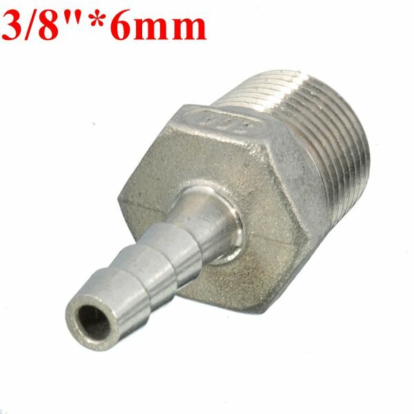 3/8 Inch Male Thread Pipe Barb Hose Tail Connector Adapter 6mm To 15mm
