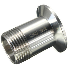 Sanitary Male Threaded Ferrule Pipe Fitting Tri Clamp Type SS316