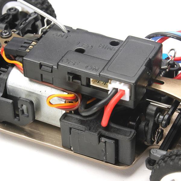 1/28 2.4G 4WD Alloy Chassis Brushed RC Car Vehicles RTR Model
