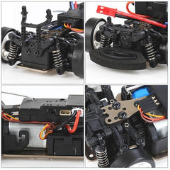 1/28 2.4G 4WD Brushed RC Car Drift Car 7.4V 400mAh