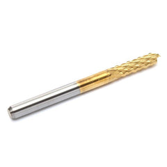 3mm End Mill Cutter CNC PCB Rotary Burr Tungsten Steel Titanium Coat Carbide Engraving Bit