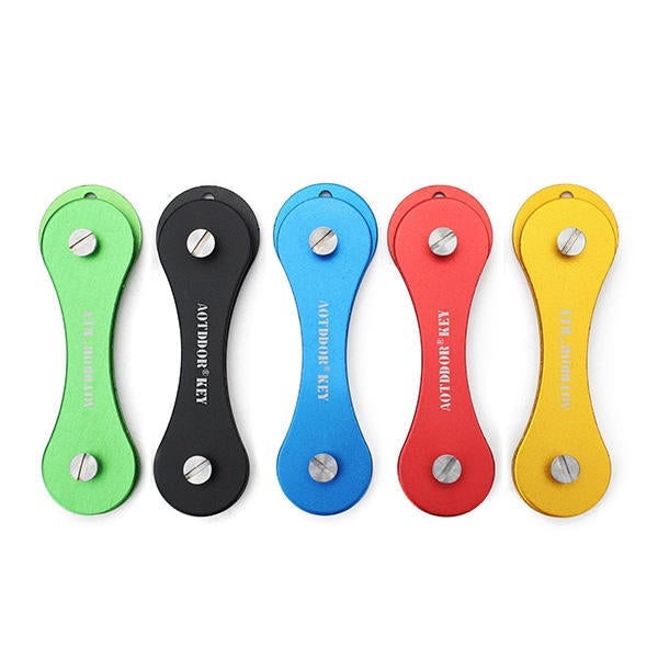 EDC Hard Oxide Aluminum Portable Key Clip Folder Chain Pocket Tool