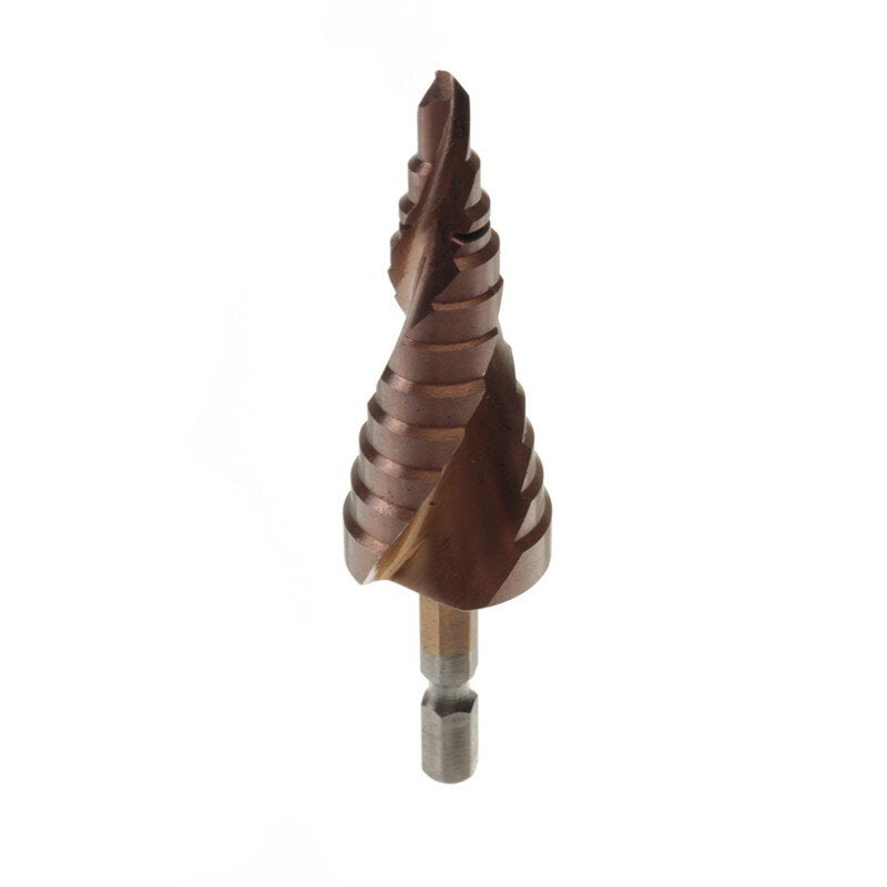 HSS Triangle Shank Step Drill Bit Hole Cutter 3-12/4-12/4-22/6-24mm