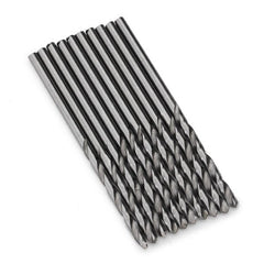 10pcs 2.5mm Micro HSS Twist Drill Bits Straight Shank Electrical