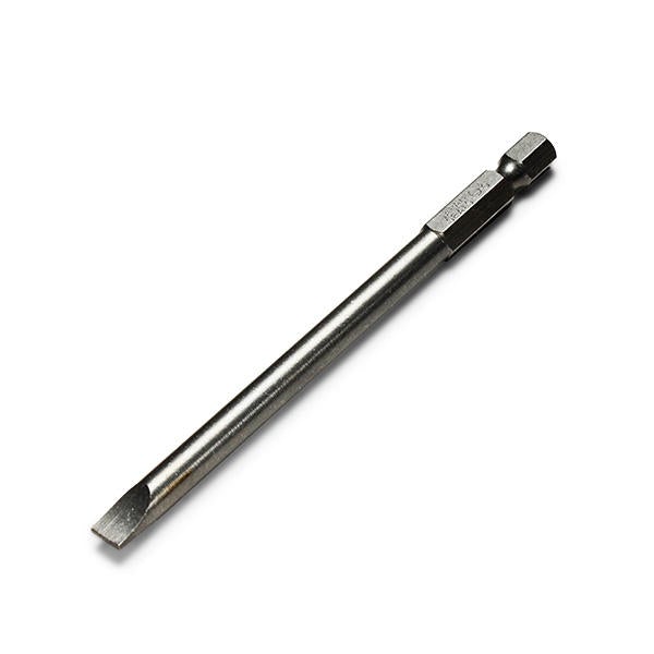 4pcs 100mm 3mm-6mm Magnetic Flat Head Slotted Tip Screwdrivers Bits 1/4 Inch Hex Shank
