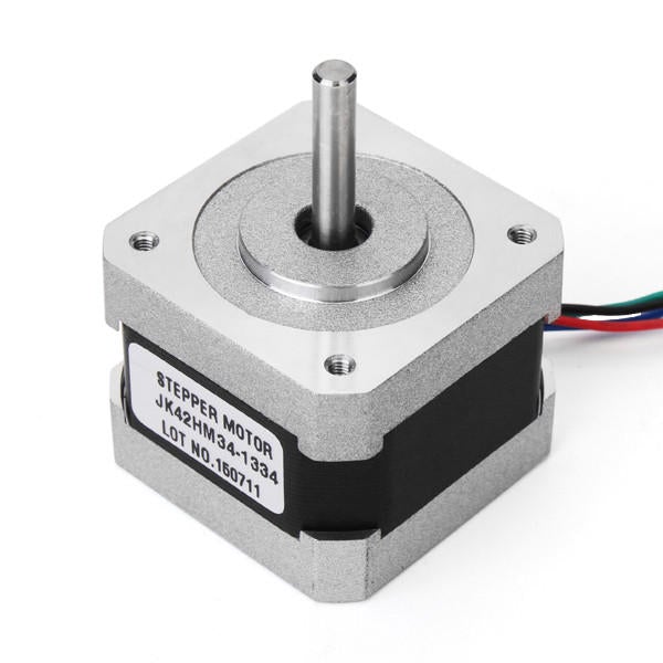 Degree 42mm Two Phase Hybrid Stepper Motor 1.33A 34mm For CNC