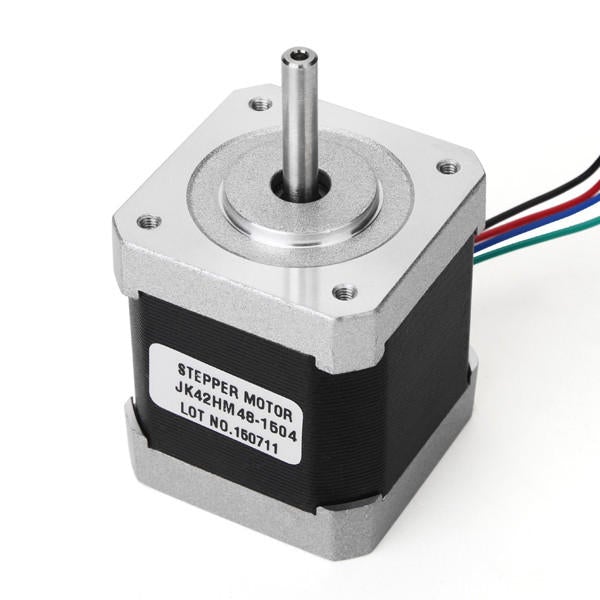 42mm Two Phase 0.9 Degree Hybrid Stepper Motor 48mm Length 1.5A For CNC Router
