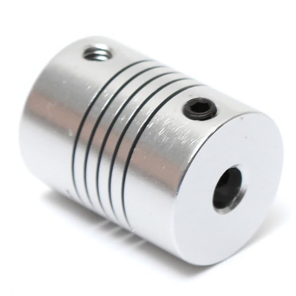 4mm x 5mm Aluminum Flexible Shaft Coupling OD19mm x L25mm CNC Stepper Motor Coupler Connector