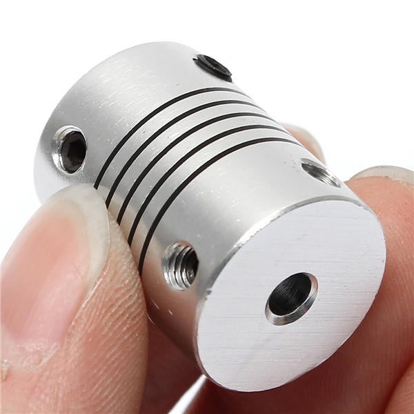 4mm x 5mm Aluminum Flexible Shaft Coupling OD19mm x L25mm CNC Stepper Motor Coupler Connector