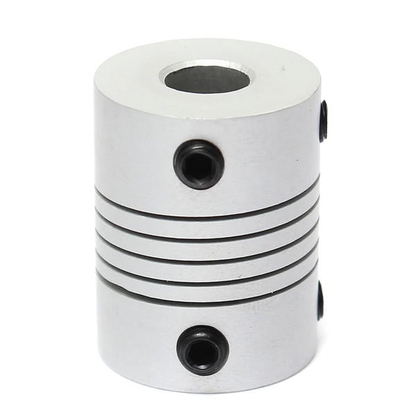 6mm x 7mm Aluminum Flexible Shaft Coupling OD19mm x L25mm CNC Stepper Motor Coupler Connector