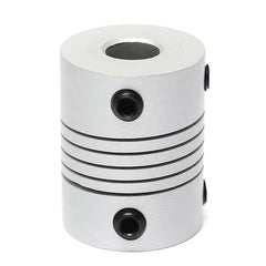 6mm x 7mm Aluminum Flexible Shaft Coupling OD19mm x L25mm CNC Stepper Motor Coupler Connector