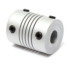 6mm x 7mm Aluminum Flexible Shaft Coupling OD19mm x L25mm CNC Stepper Motor Coupler Connector