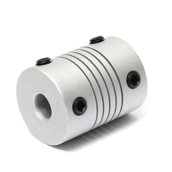 6mm x 7mm Aluminum Flexible Shaft Coupling OD19mm x L25mm CNC Stepper Motor Coupler Connector