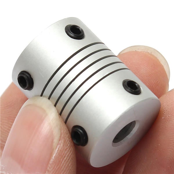 6mm x 7mm Aluminum Flexible Shaft Coupling OD19mm x L25mm CNC Stepper Motor Coupler Connector