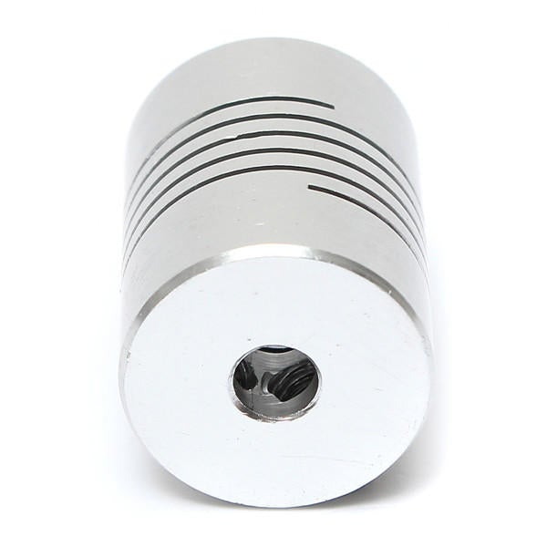 5mm x 6.35mm Aluminum Flexible Shaft Coupling OD19mm x L25mm CNC Stepper Motor Coupler Connector