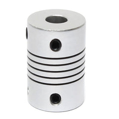 5mm x 7mm Aluminum Flexible Shaft Coupling OD19mm x L25mm CNC Stepper Motor Coupler Connector