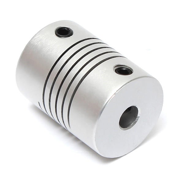 5mm x 7mm Aluminum Flexible Shaft Coupling OD19mm x L25mm CNC Stepper Motor Coupler Connector