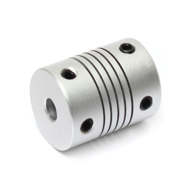 5mm x 7mm Aluminum Flexible Shaft Coupling OD19mm x L25mm CNC Stepper Motor Coupler Connector