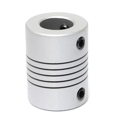10mm x 10mm Aluminum Flexible Shaft Coupling OD19mm x L25mm CNC Stepper Motor Coupler Connector