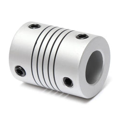 10mm x 10mm Aluminum Flexible Shaft Coupling OD19mm x L25mm CNC Stepper Motor Coupler Connector