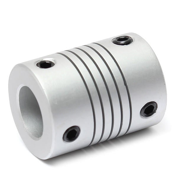 10mm x 10mm Aluminum Flexible Shaft Coupling OD19mm x L25mm CNC Stepper Motor Coupler Connector