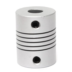 7mm x 7mm Aluminum Flexible Shaft Coupling OD19mm x L25mm CNC Stepper Motor Coupler Connector