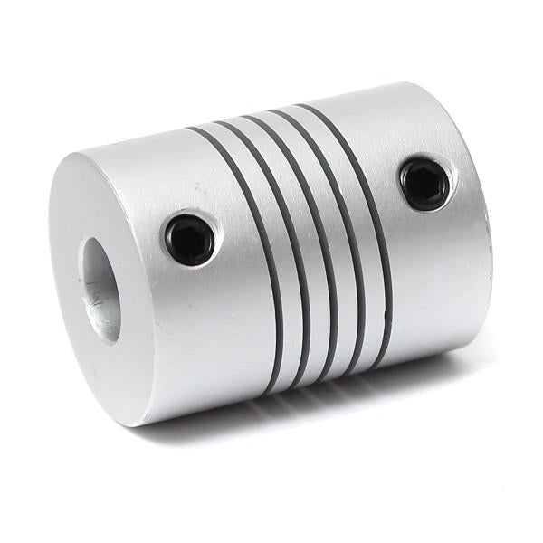 7mm x 7mm Aluminum Flexible Shaft Coupling OD19mm x L25mm CNC Stepper Motor Coupler Connector