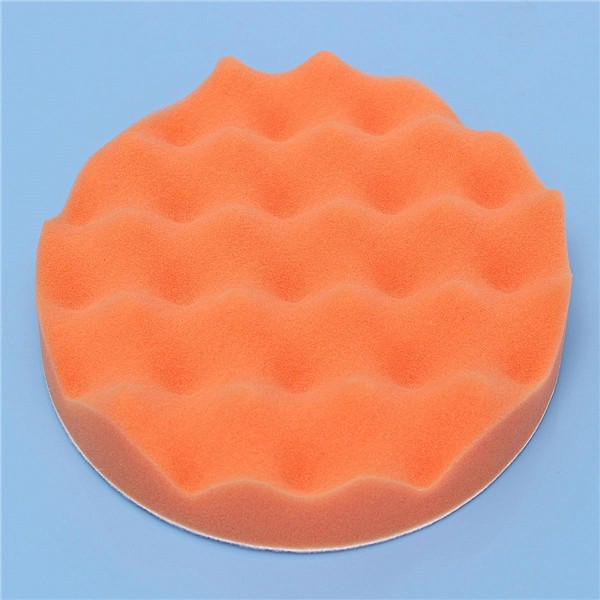 4pcs 7 Inch/180mm Waffle Polishing Buffing Pad Waxing Sponge Polishing for Rotary Tool