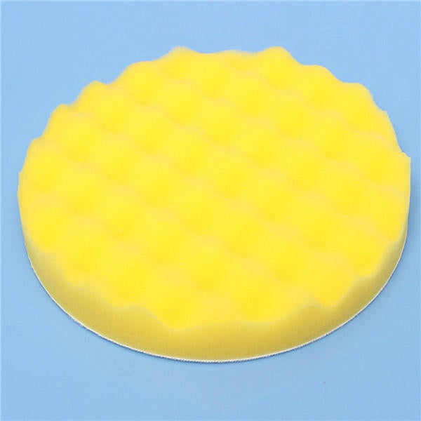 4pcs 7 Inch/180mm Waffle Polishing Buffing Pad Waxing Sponge Polishing for Rotary Tool