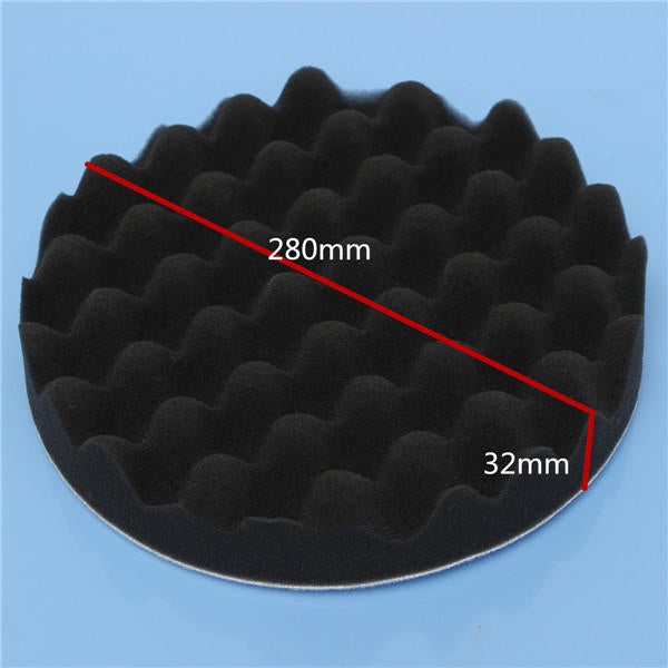 4pcs 7 Inch/180mm Waffle Polishing Buffing Pad Waxing Sponge Polishing for Rotary Tool