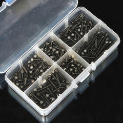 M3CH6 M3 Carbon Steel Allen Bolt 4-20mm Hex Socket Cap Screw Metric Assortment Kit 180pcs