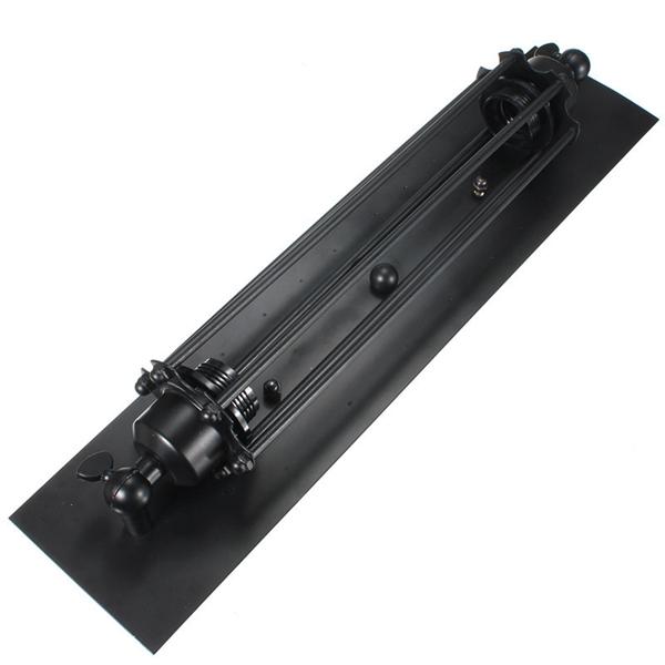 NEW Industrial Long Black Wall Plate Retro Wall Light Rustic Wall Sconce Plate