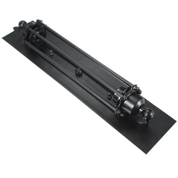 NEW Industrial Long Black Wall Plate Retro Wall Light Rustic Wall Sconce Plate